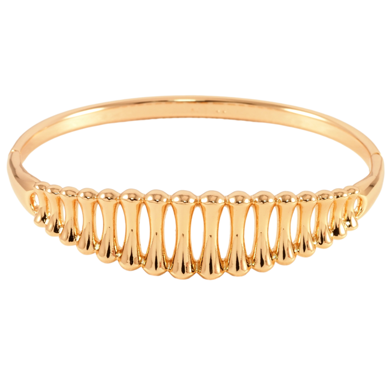 Браслет Xuping Позолота 18K Декоративний візерунок ø 6см фото №1 Браслет Xuping Позолота 18K Декоративний візерунок ø 6см фото №1