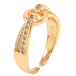Кольцо Xuping Позолота 18K Колечко с инкрустацией цирконием фото №2