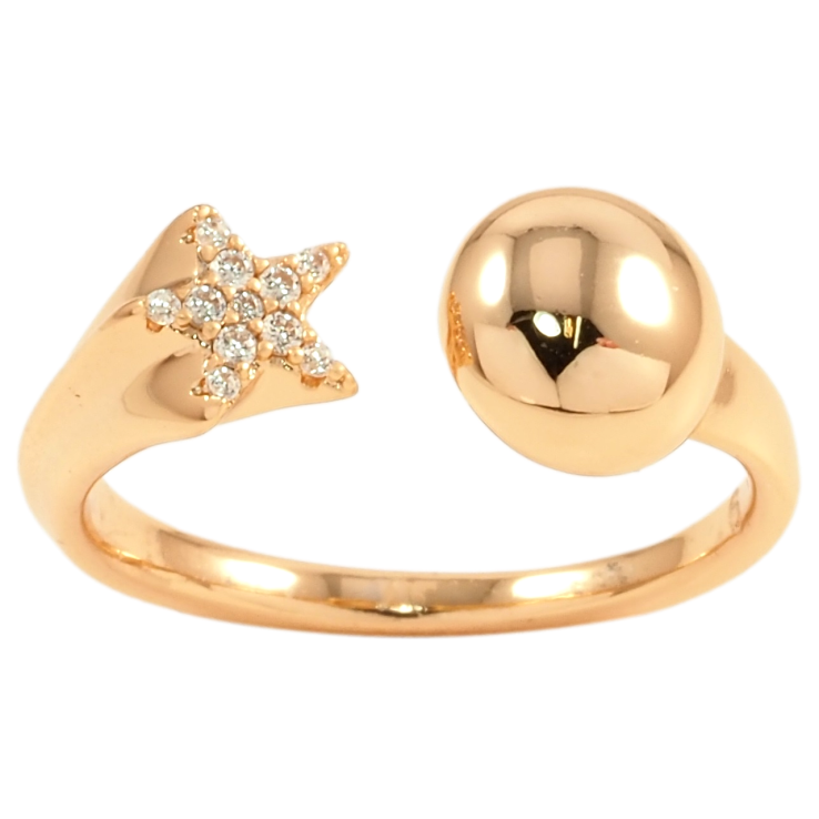 Кольцо Xuping Позолота 18K Звездочка с полукругом фото №10 Кольцо Xuping Позолота 18K Звездочка с полукругом фото №10