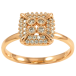 Кольцо Xuping Позолота 18K Купол с инкрустацией цирконием фото №1 Кольцо Xuping Позолота 18K Купол с инкрустацией цирконием фото №1