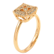 Кольцо Xuping Позолота 18K Купол с инкрустацией цирконием фото №2 Кольцо Xuping Позолота 18K Купол с инкрустацией цирконием фото №2
