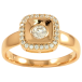 Кольцо Xuping Позолота 18K Квадратный купол с цирконием фото №1 Кольцо Xuping Позолота 18K Квадратный купол с цирконием фото №1