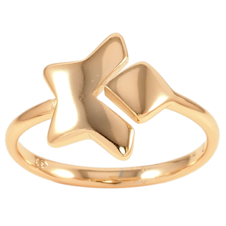 Каблучка Xuping Позолота 18K Зірка фото №1 Каблучка Xuping Позолота 18K Зірка фото №1