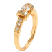 Кольцо Xuping Позолота 18K Инкрустация цирконием фото №2 Кольцо Xuping Позолота 18K Инкрустация цирконием фото №2