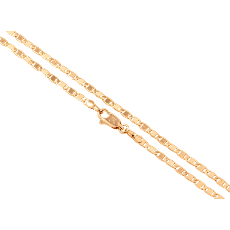 Ланцюжок Xuping Позолота 18K Плетіння Морський ланцюг довжина 44см х 2.5мм фото №1