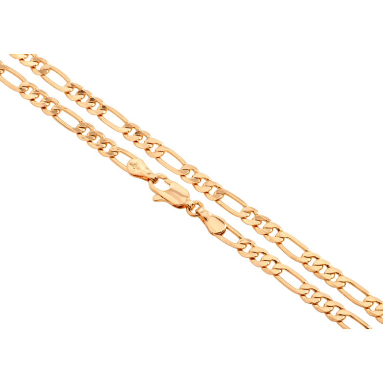 Ланцюжок Xuping Позолота 18K Плетіння Фігаро довжина 45см х 4мм фото №1