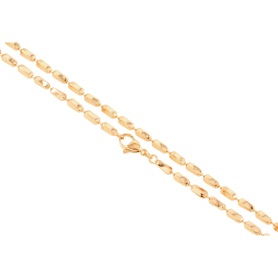 Цепочка Xuping Позолота 18K Плетение Перлина длинна 50см х 3мм фото №1 Цепочка Xuping Позолота 18K Плетение Перлина длинна 50см х 3мм фото №1