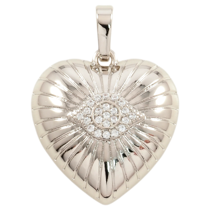 Кулон Xuping Родий Декоративное сердечко для цепочки до 6мм фото №18 Кулон Xuping Родий Декоративное сердечко для цепочки до 6мм фото №18