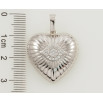Кулон Xuping Родий Декоративное сердечко для цепочки до 6мм фото №2