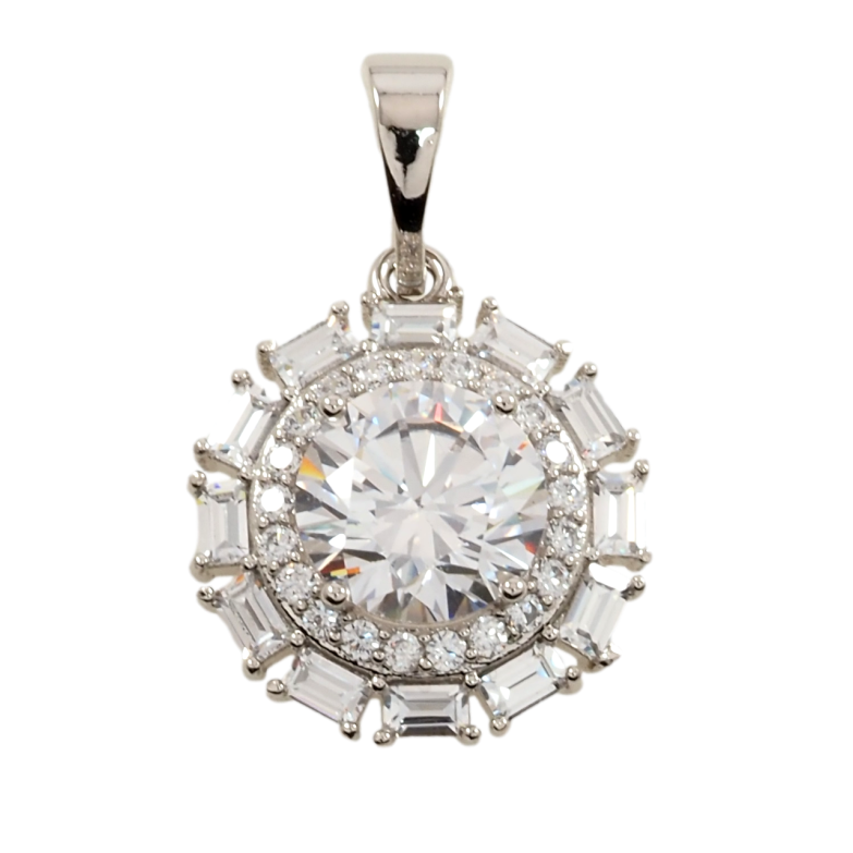 Кулон Xuping Родій Інкрустація цирконієм для ланцюжка до 5мм фото №1