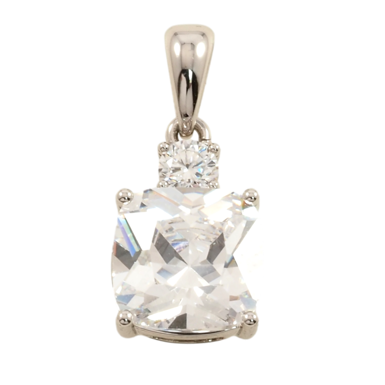 Кулон Xuping Родий Фианит для цепочки до 5мм фото №1