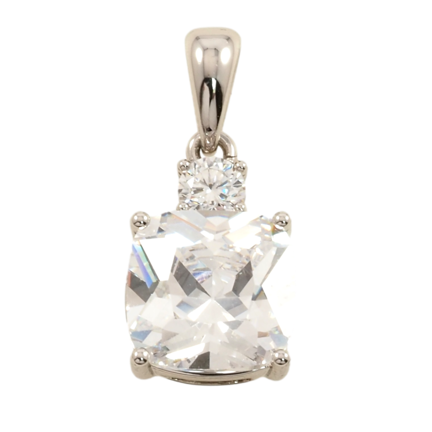 Кулон Xuping Родий Фианит для цепочки до 5мм фото №1