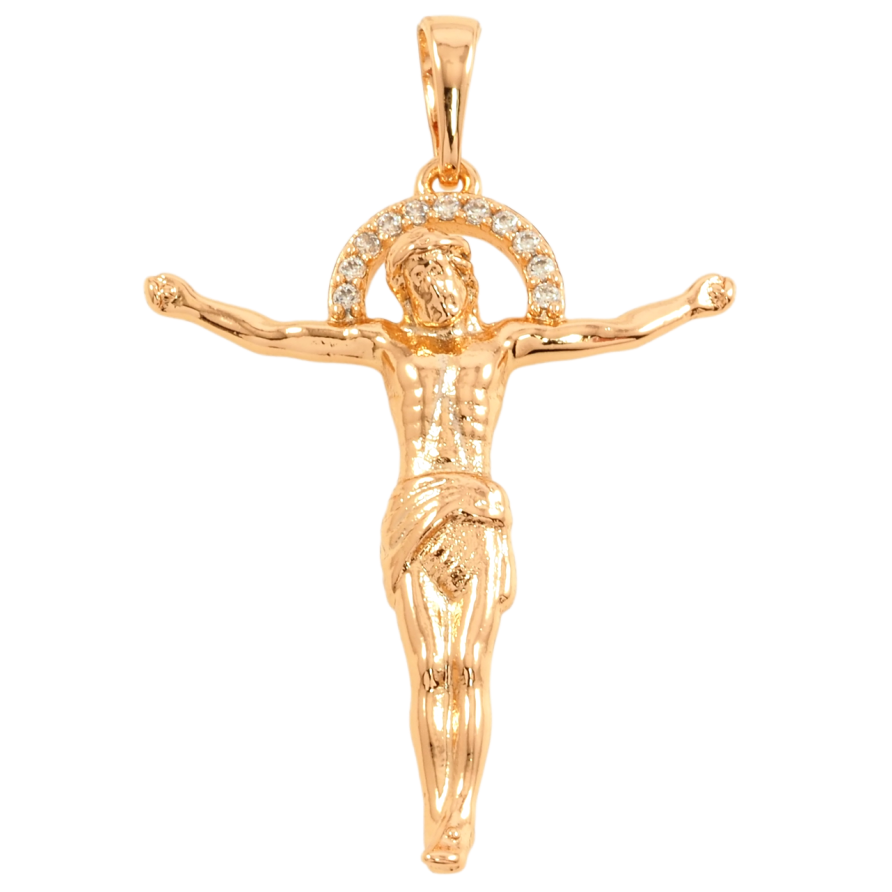Кулон Xuping Позолота 18K Распятие для цепочки до 6мм фото №1 Кулон Xuping Позолота 18K Распятие для цепочки до 6мм фото №1
