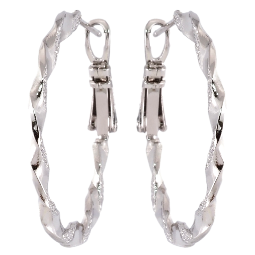 Сережки Xuping Родій кільця (конго) Декоративний візерунок ø 3см фото №1