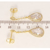 Серьги Xuping QQMM Позолота 14K пусеты Роскошные кристальные капельки фото №2 Серьги Xuping QQMM Позолота 14K пусеты Роскошные кристальные капельки фото №2