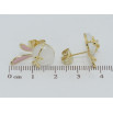 Серьги Xuping QQMM Позолота 14K пусеты Зайчики с кошачьим глазом и прокраской розовой эмалью фото №2 Серьги Xuping QQMM Позолота 14K пусеты Зайчики с кошачьим глазом и прокраской розовой эмалью фото №2