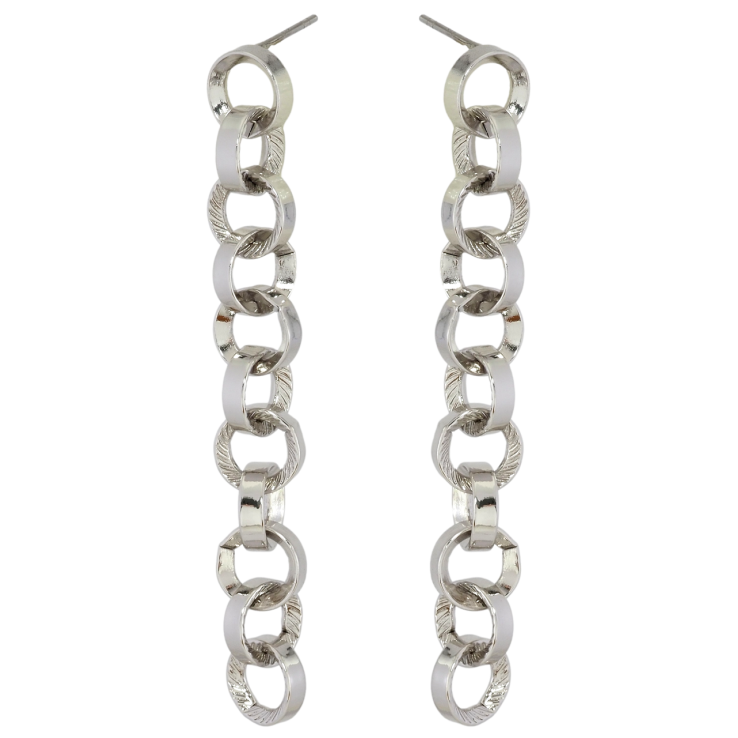 Серьги Xuping Родий пусеты Подвески цепочки фото №5 Серьги Xuping Родий пусеты Подвески цепочки фото №5