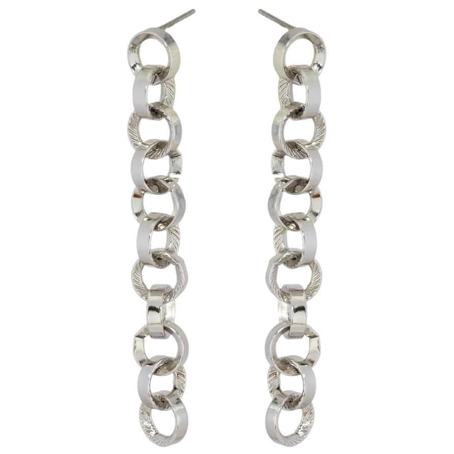 Серьги Xuping Родий пусеты Подвески цепочки фото №1 Серьги Xuping Родий пусеты Подвески цепочки фото №1