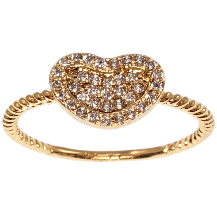 Кольцо Xuping QQMM Позолота 18K Сердце инкрустация цирконием фото №1 Кольцо Xuping QQMM Позолота 18K Сердце инкрустация цирконием фото №1