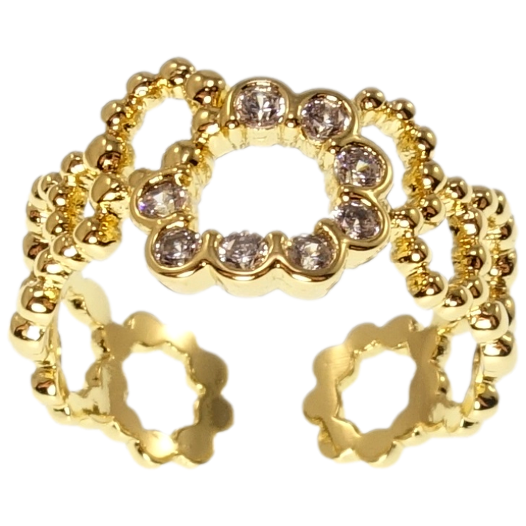 Каблучка Xuping QQMM Позолота 14K Фігурне фото №17