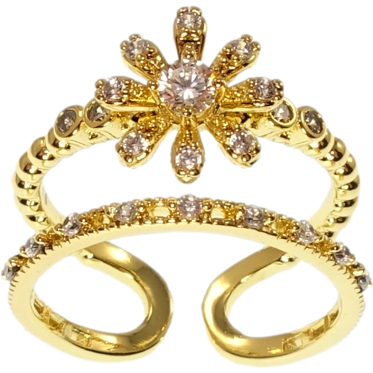 Кольцо Xuping QQMM Позолота 14K Цветок фото №22