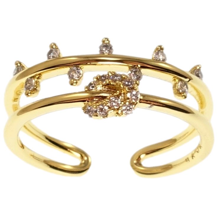 Каблучка Xuping QQMM Позолота 14K Інкрустація цирконій фото №22