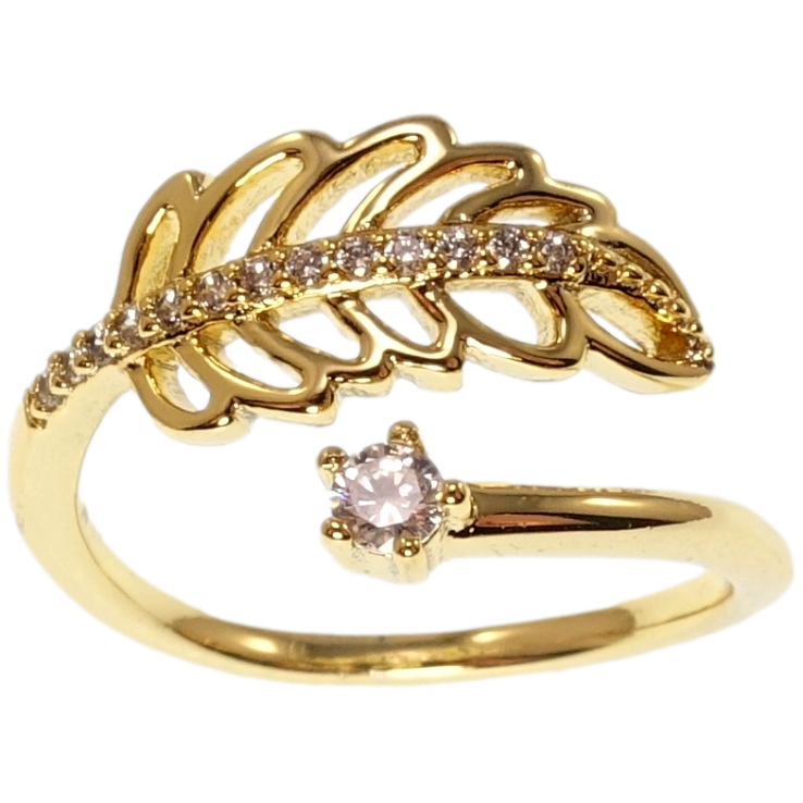 Каблучка Xuping QQMM Позолота 14K Перо фото №20