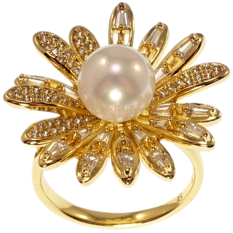 Кольцо Xuping QQMM Позолота 14K Цветок фото №1