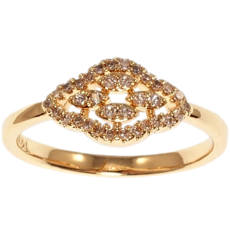 Кольцо Xuping M&L Цвет 18K Блеск фото №5