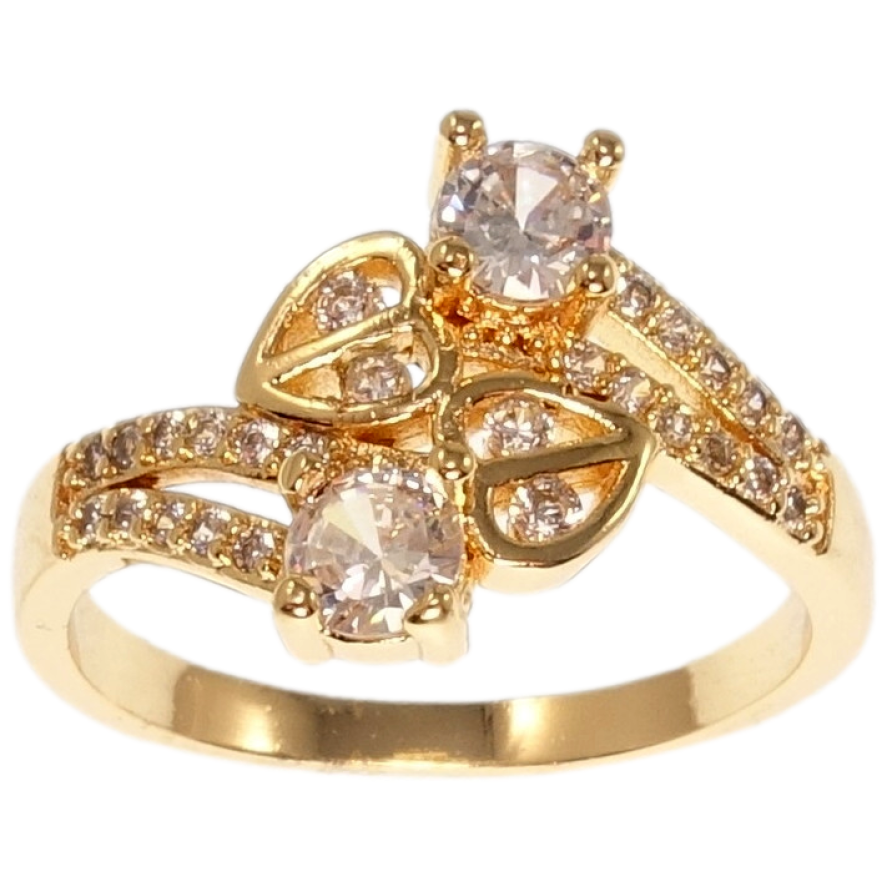 Кольцо Xuping M&L Цвет 18K Пылкость сердец фото №1