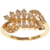 Каблучка Xuping M&L колір 18K "Кристальна гілочка" фото №2 Каблучка Xuping M&L колір 18K "Кристальна гілочка" фото №2