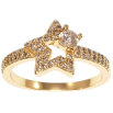 Каблучка Xuping M&L колір 18K "Зірочка з інкрустацією кристалами" фото №3 Каблучка Xuping M&L колір 18K "Зірочка з інкрустацією кристалами" фото №3