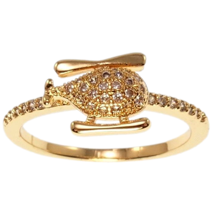 Кольцо Xuping M&L Цвет 18K Вертолет фото №11