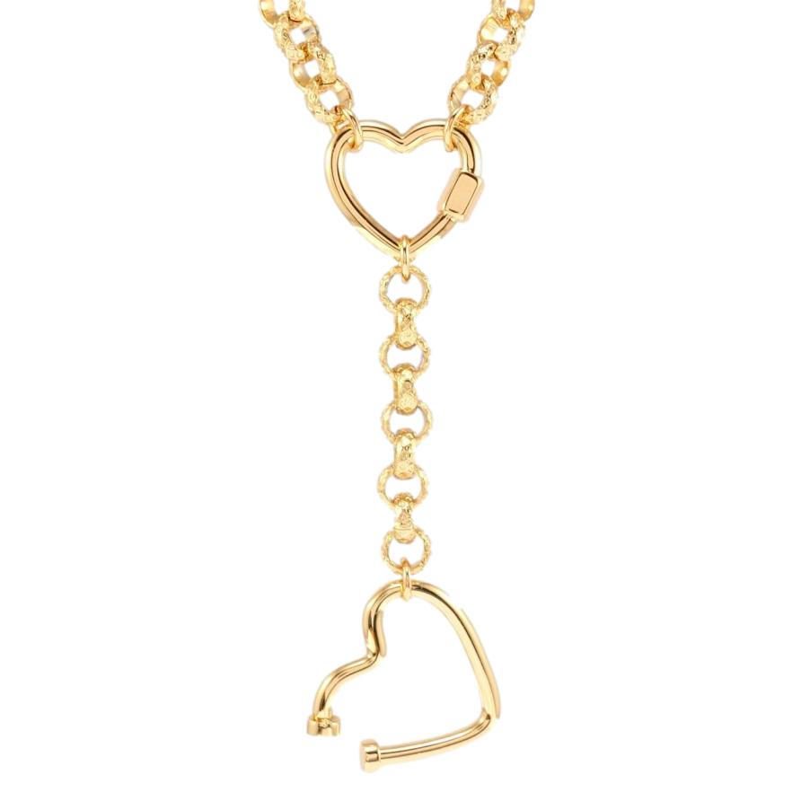 Підвіска на ланцюжку Xuping QQMM Позолота 18K Сердечка на ланцюжку довжина 41-46,5мм х 6мм фото №1 Підвіска на ланцюжку Xuping QQMM Позолота 18K Сердечка на ланцюжку довжина 41-46,5мм х 6мм фото №1