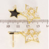 Сережки Xuping JEAN GOUJON Позолота 14K пусети Зоряні підвіски з перлами фото №2 Сережки Xuping JEAN GOUJON Позолота 14K пусети Зоряні підвіски з перлами фото №2