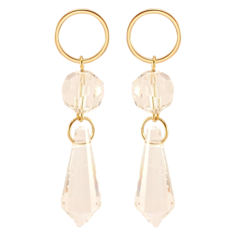 Сережки Xuping JEAN GOUJON Позолота 18K пусети Екстравагантні кристальні підвіски фото №1 Сережки Xuping JEAN GOUJON Позолота 18K пусети Екстравагантні кристальні підвіски фото №1