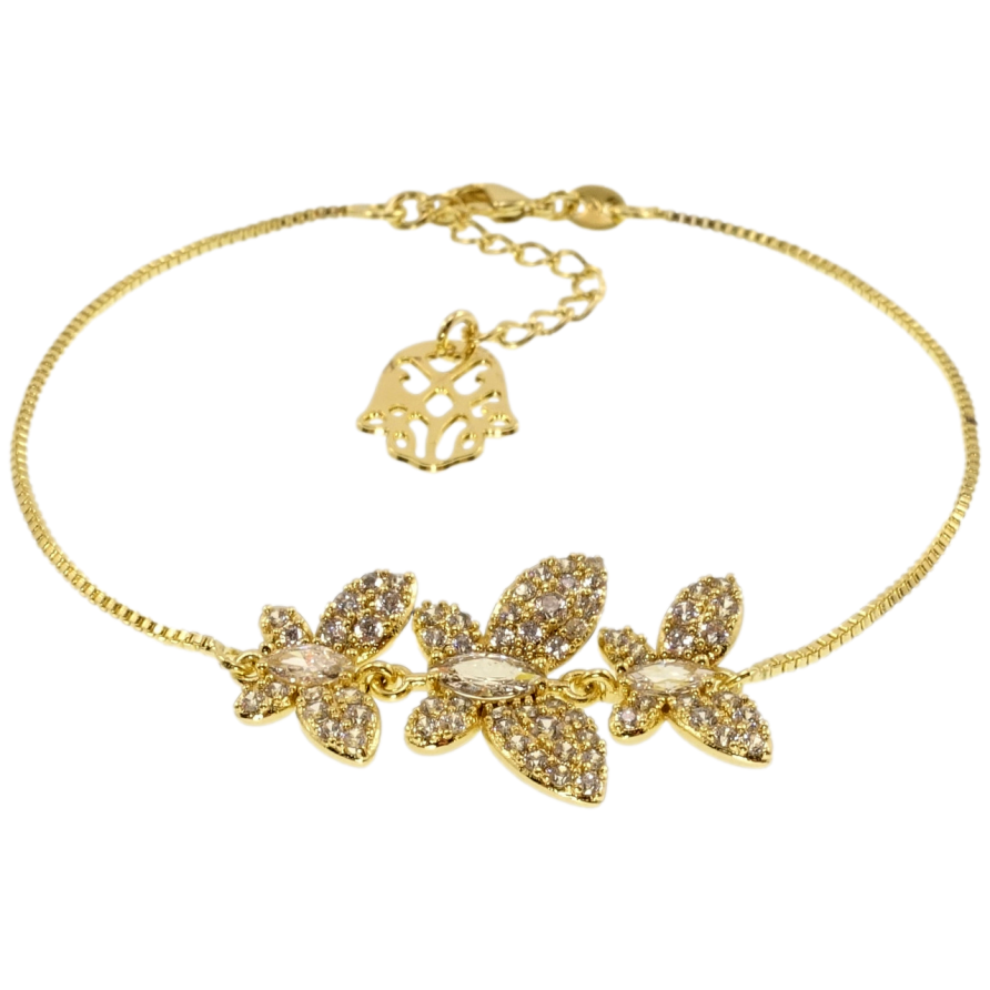 Браслети Xuping JEAN GOUJON Позолота 14K Кристальні метелики довжина з дод.ланцюжком 17,5-20,5х1мм фото №1 Браслети Xuping JEAN GOUJON Позолота 14K Кристальні метелики довжина з дод.ланцюжком 17,5-20,5х1мм фото №1