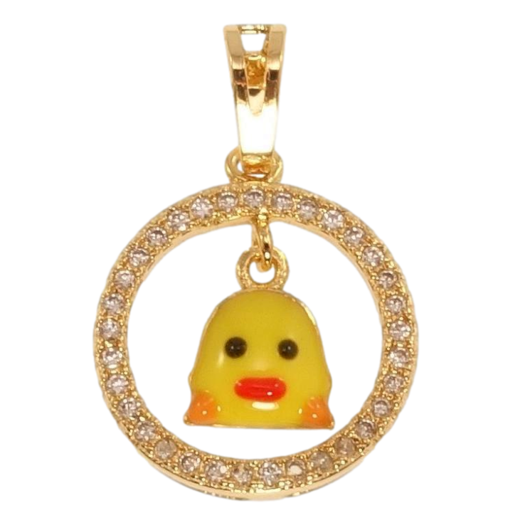 Кулон детский Xuping Позолота 18K Кольцо с цыпленком фото №15