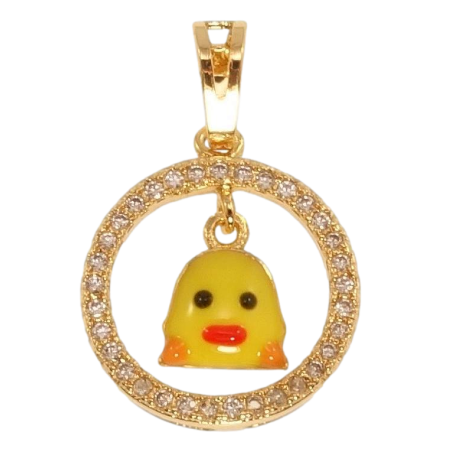 Кулон детский Xuping Позолота 18K Кольцо с цыпленком фото №1