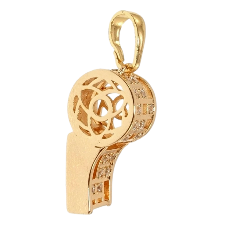 Кулон Xuping M&L Колір 18K Свисток з цирконієм для ланцюжка до 6мм фото №8