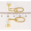 Сережки Xuping JEAN GOUJON Позолота 14K пусети Овальні підвіски з цирконієм фото №2 Сережки Xuping JEAN GOUJON Позолота 14K пусети Овальні підвіски з цирконієм фото №2