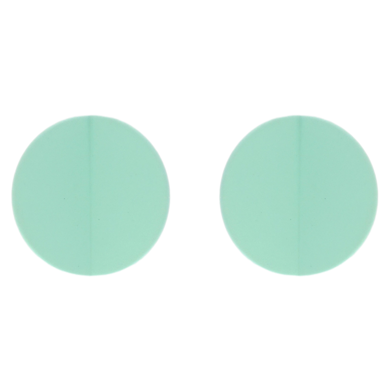 Сережки Xuping JEAN GOUJON Родій пусети Зігнуті кола з покриттям Soft-touch фото №1