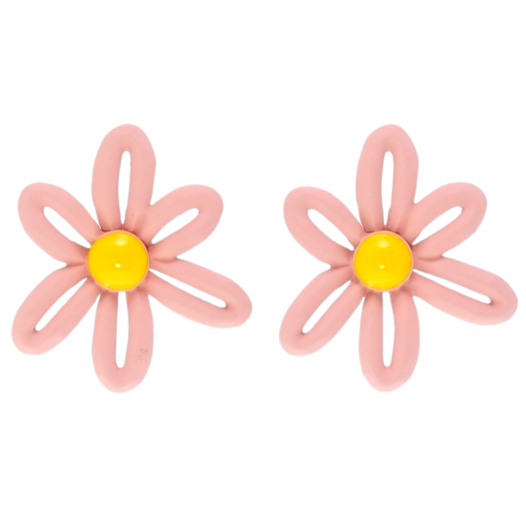 Сережки Xuping JEAN GOUJON Родій пусети Ромашки з покриттям Soft-touch та емаллю фото №15