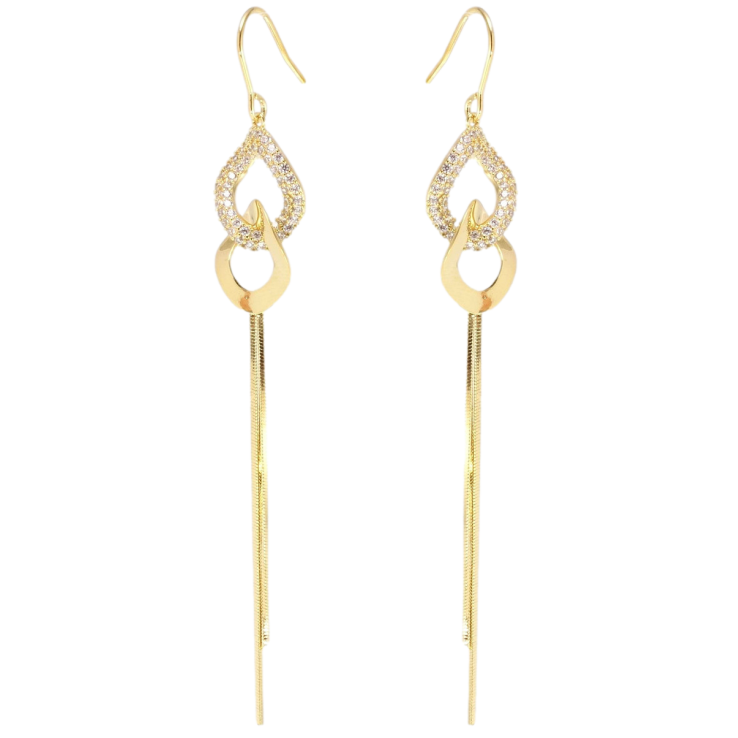 Сережки Xuping JEAN GOUJON Позолота 14K французький замок Елегантність фото №11 Сережки Xuping JEAN GOUJON Позолота 14K французький замок Елегантність фото №11