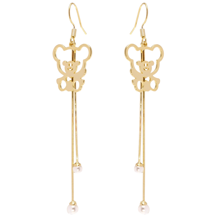 Сережки Xuping JEAN GOUJON Позолота 14K французький замок Ведмедики фото №17 Сережки Xuping JEAN GOUJON Позолота 14K французький замок Ведмедики фото №17