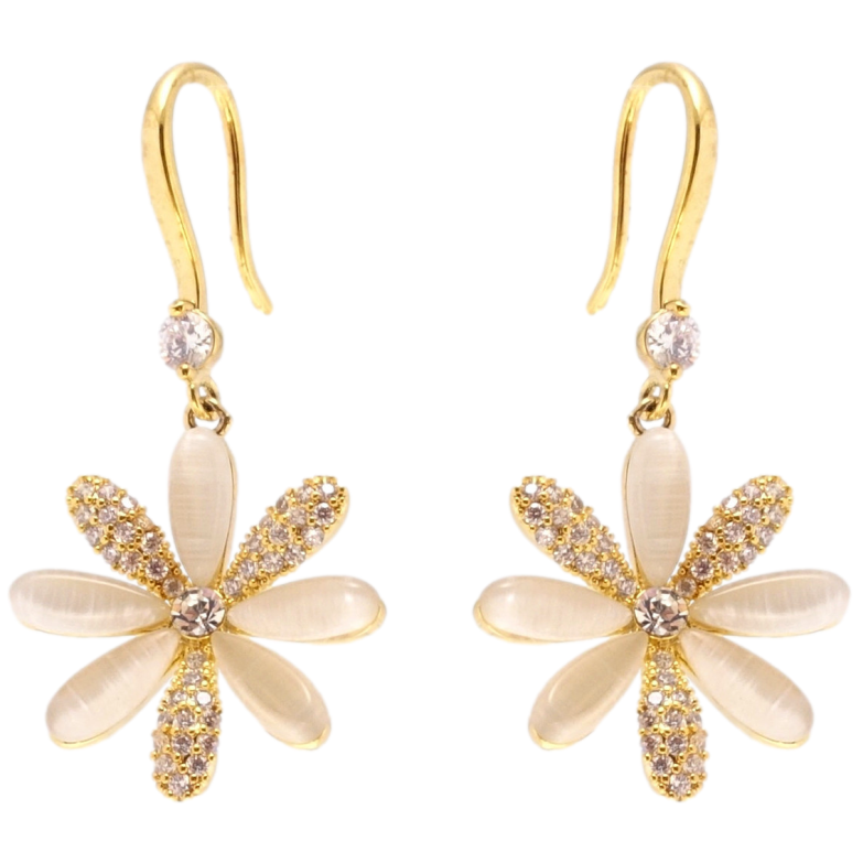 Серьги Xuping JEAN GOUJON Позолота 14K французский замок Цветочки фото №1 Серьги Xuping JEAN GOUJON Позолота 14K французский замок Цветочки фото №1