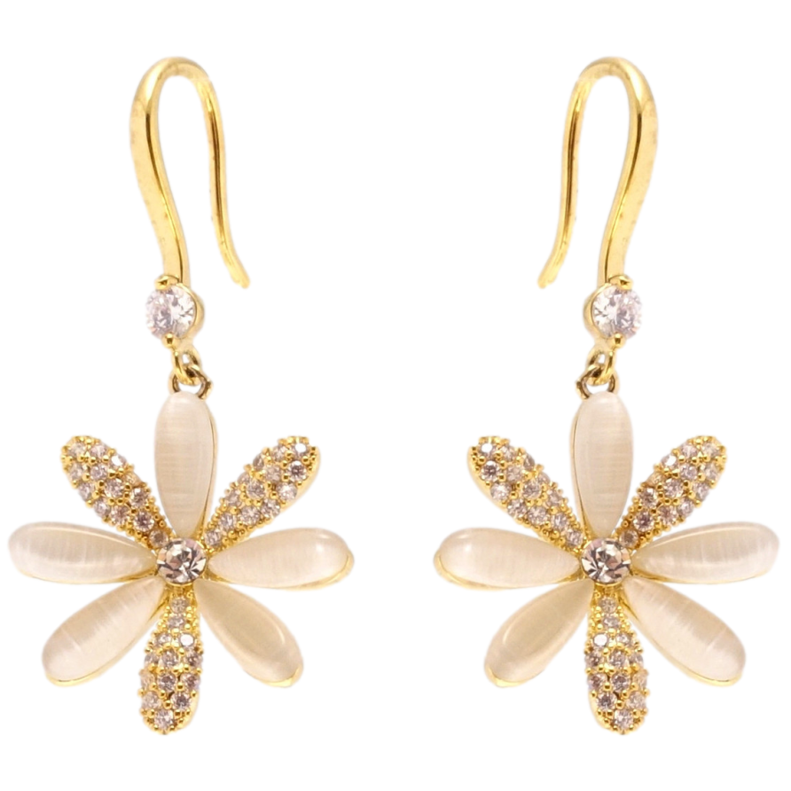 Сережки Xuping JEAN GOUJON Позолота 14K французький замок Квіточки фото №1 Сережки Xuping JEAN GOUJON Позолота 14K французький замок Квіточки фото №1