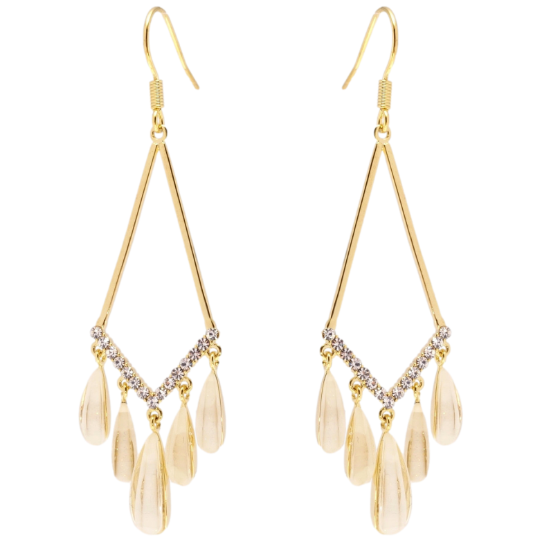 Серьги Xuping JEAN GOUJON Позолота 14K французский замок Санта Лючия фото №1 Серьги Xuping JEAN GOUJON Позолота 14K французский замок Санта Лючия фото №1