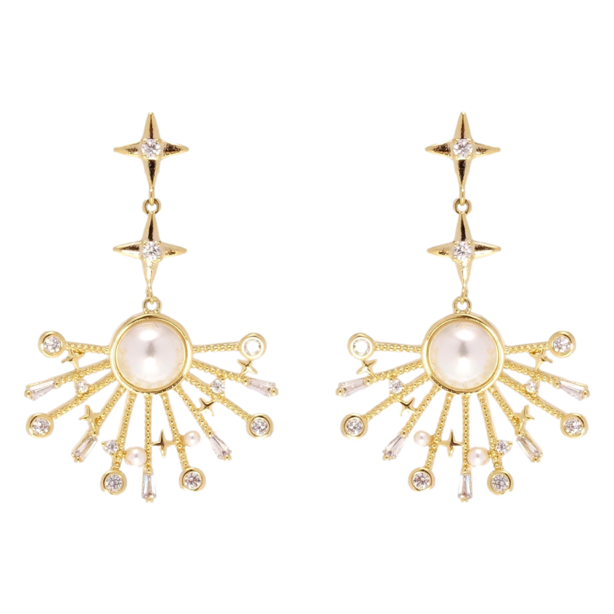 Сережки Xuping JEAN GOUJON Позолота 14K пусети Епатаж фото №1 Сережки Xuping JEAN GOUJON Позолота 14K пусети Епатаж фото №1