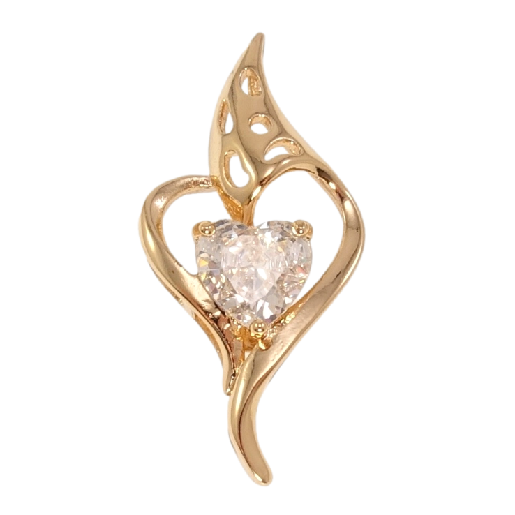 Кулон Fallon Позолота 18K Изящное сердечко с кристаллом фото №15 Кулон Fallon Позолота 18K Изящное сердечко с кристаллом фото №15